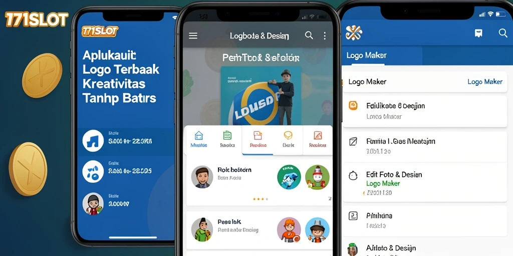 Antarmuka aplikasi 171SLOT yang sederhana dan fungsional.