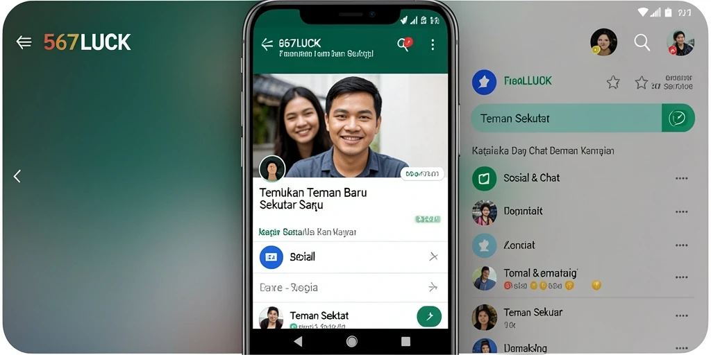 Tampilan antarmuka 567LUCK yang menarik dan fungsional.