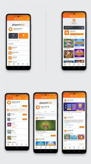 Tampilan kanal resmi playwin123